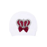Newborn 4-Piece Jeweled Crown Layette Set