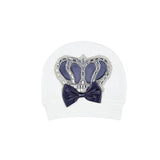 Regal and Handsome: 5-Piece Layette Gift Set with Jeweled Crown Tuxedo for Baby Boys (0-3 Months)