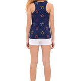 Girls' Soft Solid Cotton Blend Racerback Tank Top