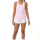 Girls' Soft Solid Cotton Blend Racerback Tank Top