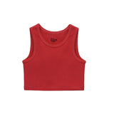 Girls 2-Pack Basic Cropped Tank Top