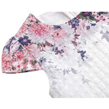 Little Girls Floral Short Sleeve Summer Dress
