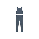 Girls Athletic Crop Top & Legging Set