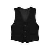 Boys Formal Suit 4 Piece Vest Pants and Tie Dresswear Set / 7-12 Years