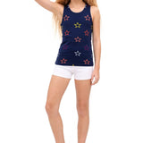 Girls' Soft Solid Cotton Blend Racerback Tank Top