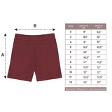 Little Girl Cotton Basic Solid Short