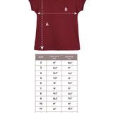 Girls' Basic Cotton T-Shirt  Short Puff Sleeve Crewneck / Toddler