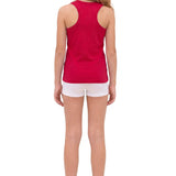 Girls' Soft Solid Cotton Blend Racerback Tank Top