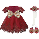 Baby Girl Lace Princess 4 Piece Deluxe Set