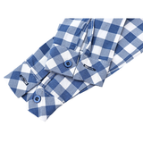 Boys Cotton Plaid Suspender Pant Set