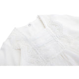 Baby Girls Lace Baptism Dress Christening with Matching Headband