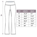 Girls Flare Leggings Dance Bottoms High Waisted Bootcut Yoga Pants