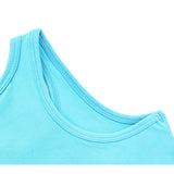 Girls' Soft Solid Cotton Blend Racerback Tank Top