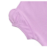 Baby Cotton Puff Sleeve Basic Crewneck T-Shirt