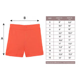 Girls' Basic Solid Soft Dance Short for Gymnastics or Under Skirts