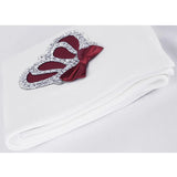 Soft Cotton Swaddle Receiving Blanket for Newborn Baby Boy's Crown Jewels 34 X 30