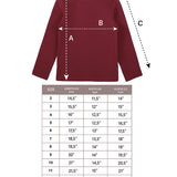 Toddler Cotton Long Sleeve Basic Mock-Neck T-Shirt