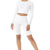 Girls' Soft Stretch Bike Shorts | Elastic Waist | Cotton Blend | Toddler & Kids Sizes 2T–12Y