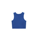 Girls' Double Lined Sleeveless Basic Crop Tank Top