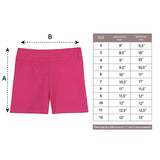 Little Girl Cotton Basic Solid Short
