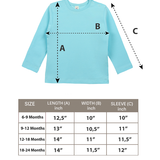 Baby Cotton Long Sleeve Basic Crewneck T-Shirt