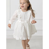 Toddler Lace & Ruffle Detailed Flower Girl Dress