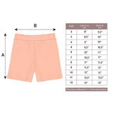 Girls' Basic Solid Soft Dance Short for Gymnastics or Under Skirts