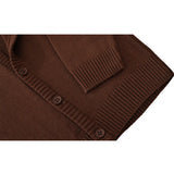 V-Neck Cardigan Sweater for Boys - Featuring Button Closure, Toddler to Youth
