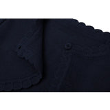 Girls' Long Sleeve Knit Button Closure Bolero Shrug