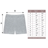 Girls' Basic Solid Soft Dance Short for Gymnastics or Under Skirts