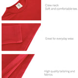 Toddler Cotton Basic Crewneck Solid T-Shirt & Leggings Set