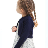 Girls' Bolero Cardigan Shrug Knit Long Sleeve Button Closure