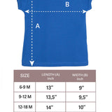 Baby Girls' Basic T-Shirt Short Sleeve Crewneck Tee