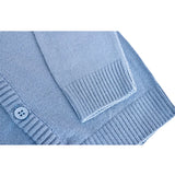 V-Neck Cardigan Sweater for Boys - Featuring Button Closure, Toddler to Youth