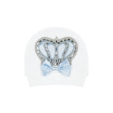 Regal and Handsome: 5-Piece Layette Gift Set with Jeweled Crown Tuxedo for Baby Boys (0-3 Months)