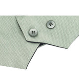 Boys 4-Piece Slim Fit Textured Suit Set