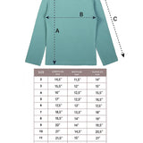 Girls' Basic Mock Turtleneck Long Sleeve Cotton Solid T-Shirt / 9 to 12 Years