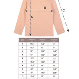 Toddler Cotton Long Sleeve Basic Mock-Neck T-Shirt