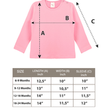 Baby Cotton Long Sleeve Basic Crewneck T-Shirt