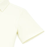 Lilax Boys Classic Short Sleeve Button Down Casual Solid Dress Shirt