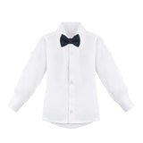 Boys 5-Piece Slim Fit Textured Formal Suit Set