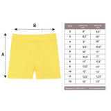 Little Girl Cotton Basic Solid Short