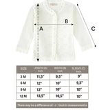 Baby Heart Detailed Knit Cardigan