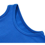 Girls' Soft Solid Cotton Blend Racerback Tank Top