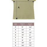 Girls' Basic Short Puff Sleeve Round Neck Cotton T-Shirt