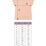 Girls' Basic Cotton T-Shirt  Short Puff Sleeve Crewneck / Toddler