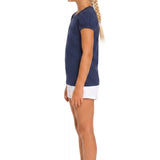 Girls' Basic Short Puff Sleeve Round Neck Cotton T-Shirt