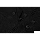 Boys 4-Piece Slim Fit Textured Suit Set