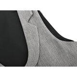 Little & Youth Boys Formal Suit Set Slim Fit Vest, White Dress Shirt, Dress Pants and Bowtie 4 Piece