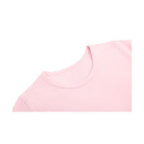 Girls Short Sleeve Crewneck Crop Top Tee